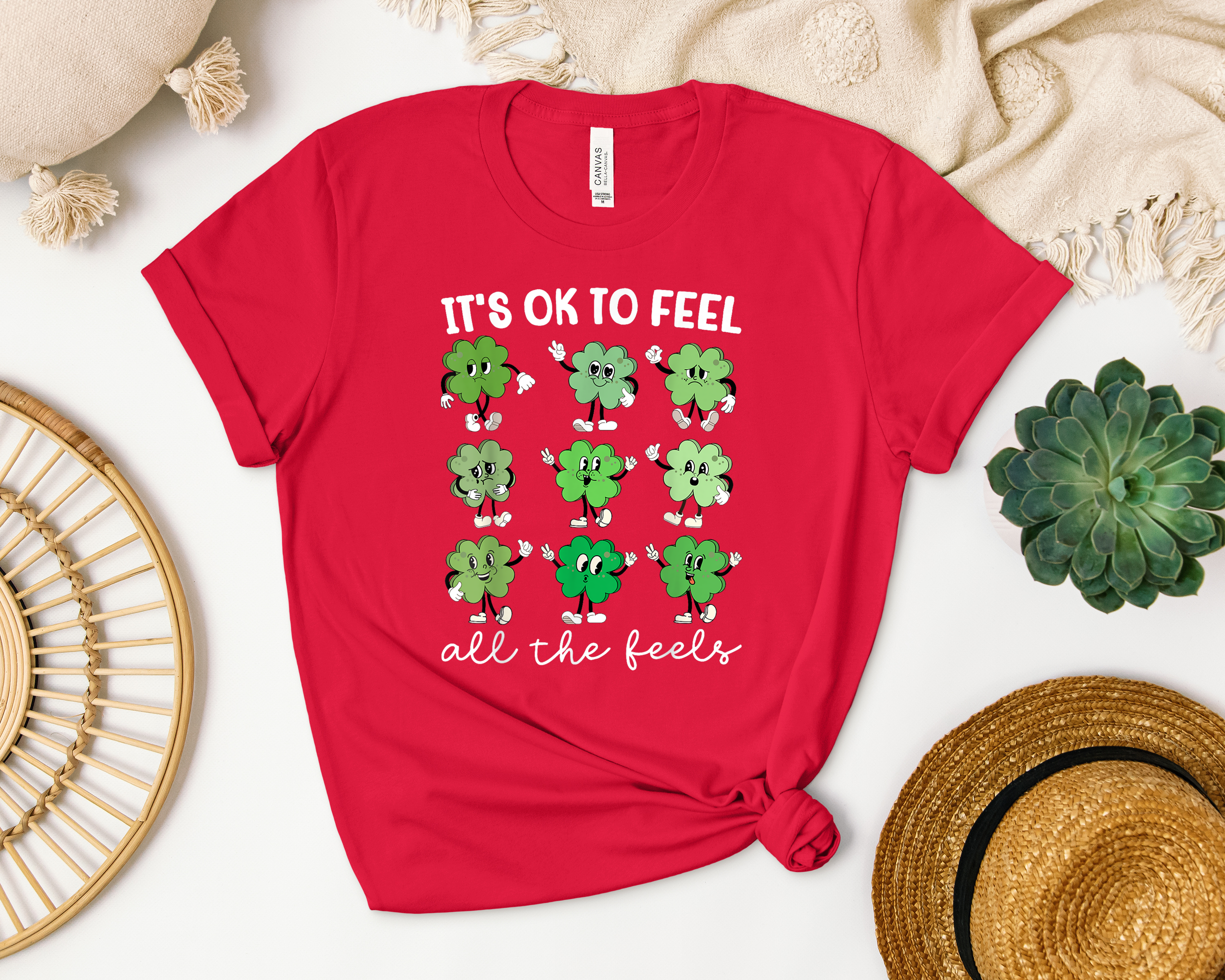 St. Patricks Day Feelings Tee 