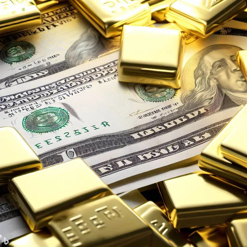 gold bars dollars yens forex