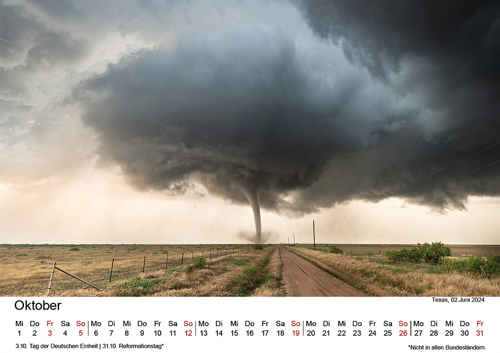 Miniaturbild: UNWETTERJÄGER 2025 KALENDER DIN A3