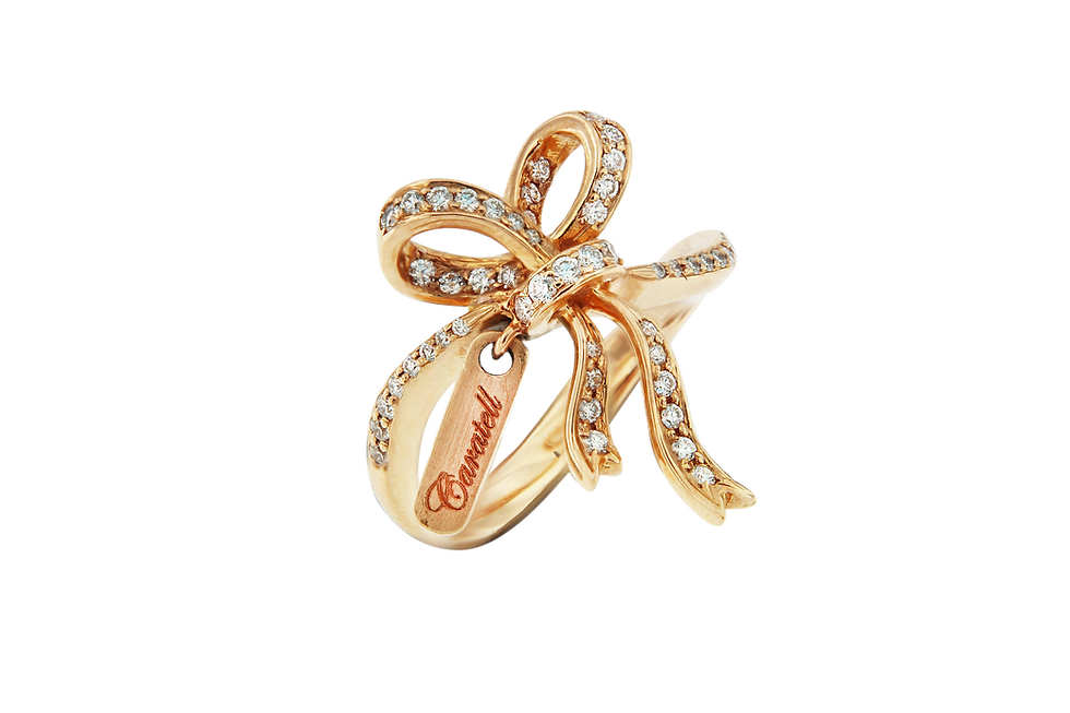 Thumbnail: Ribbon Ring with Tag