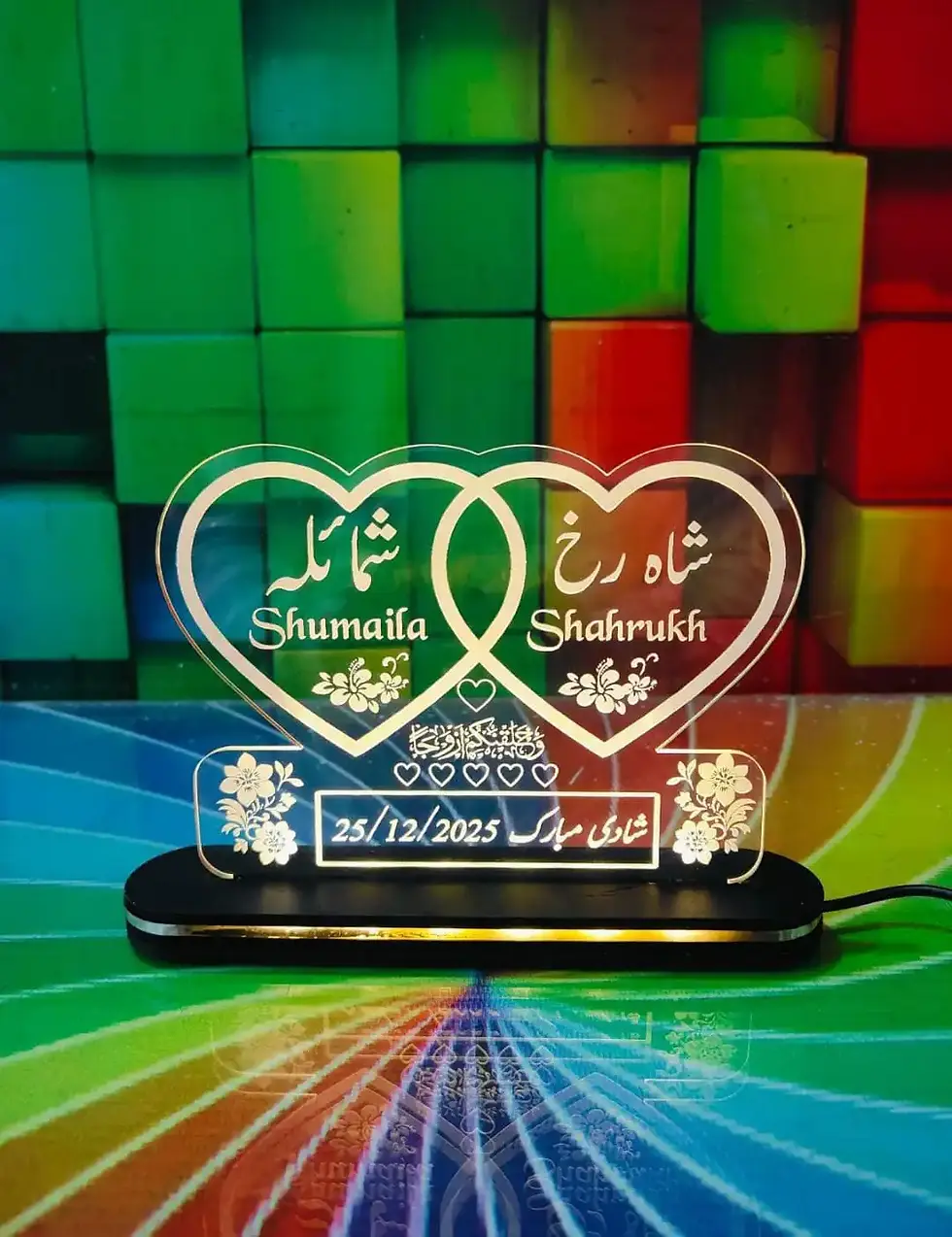 Thumbnail: custom name LED lamp online India