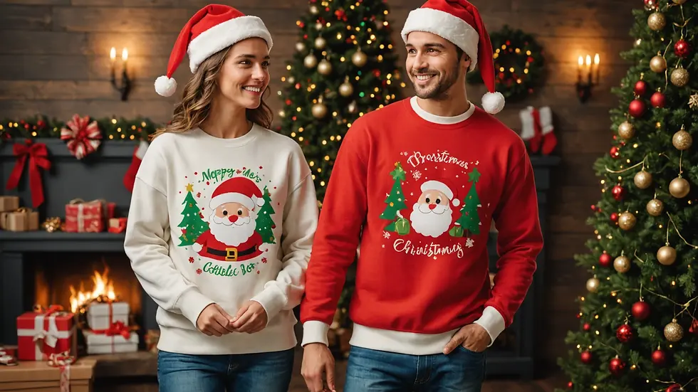 Personalized Apparel for Christmas