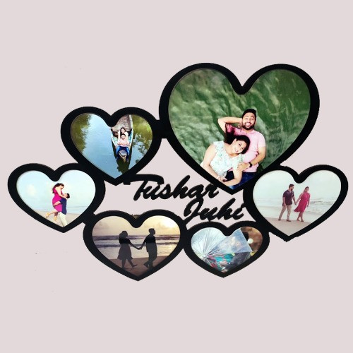 Customized Multi Heart Frame | Personalized Love Gift
