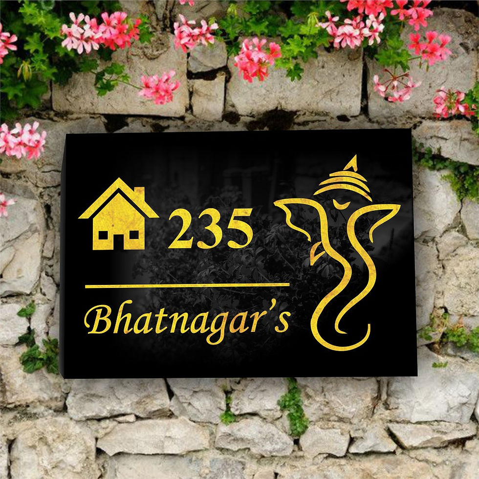 Customized Acrylic Name Door Plate