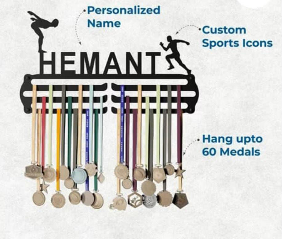 personalized medal hanger India – Printyourstyle