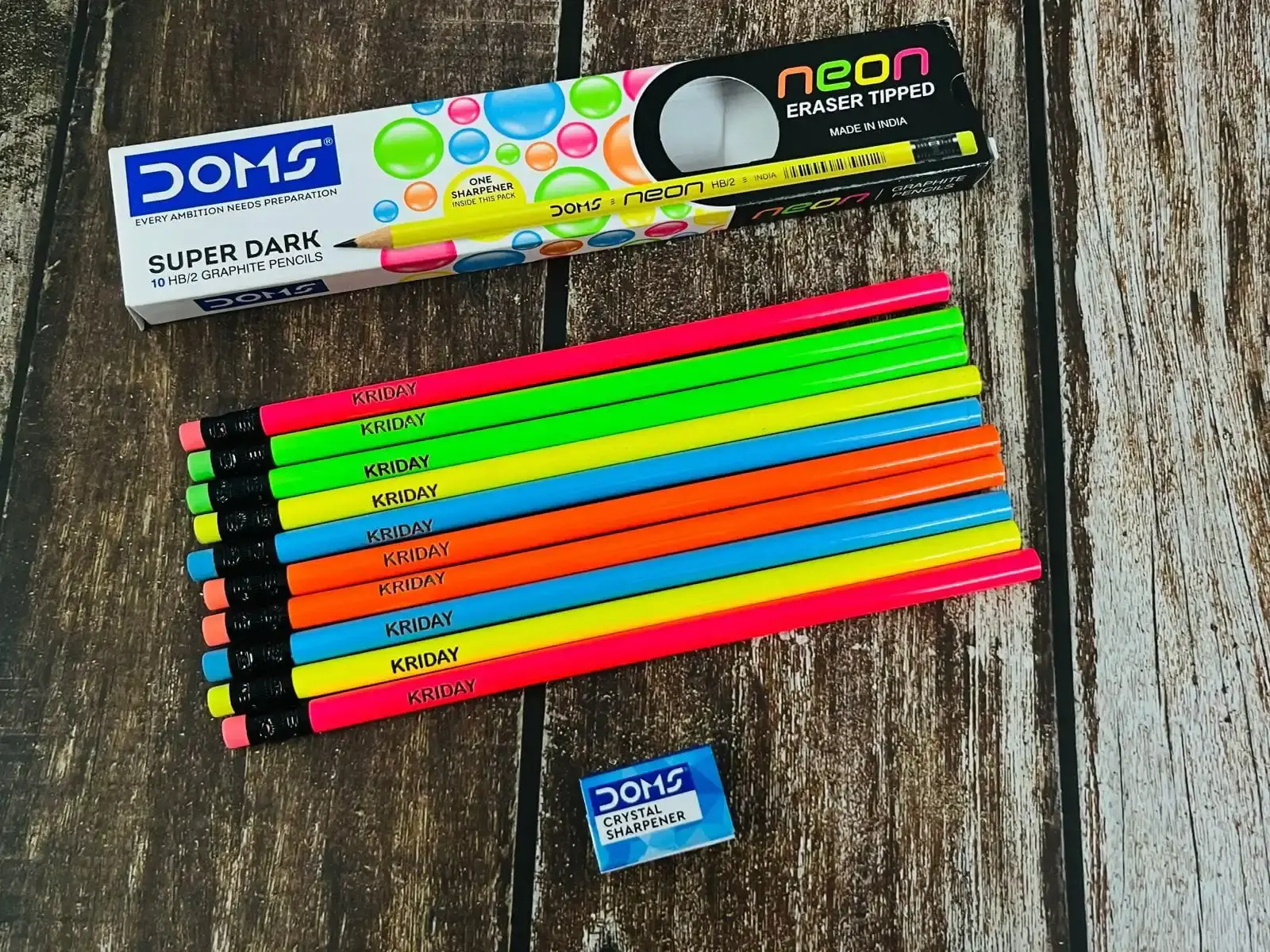 Customized name pencils