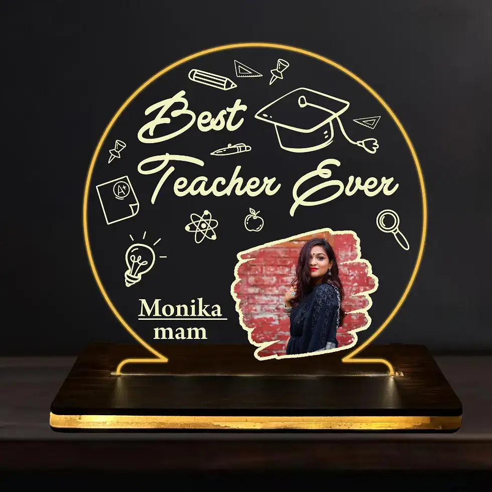 Printyourstyle Customized Teacher Day Lamp