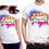 थंबनेल: Customized couple holi tees