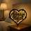 Thumbnail: Printyourstyle Customized Led Name Heart Frame