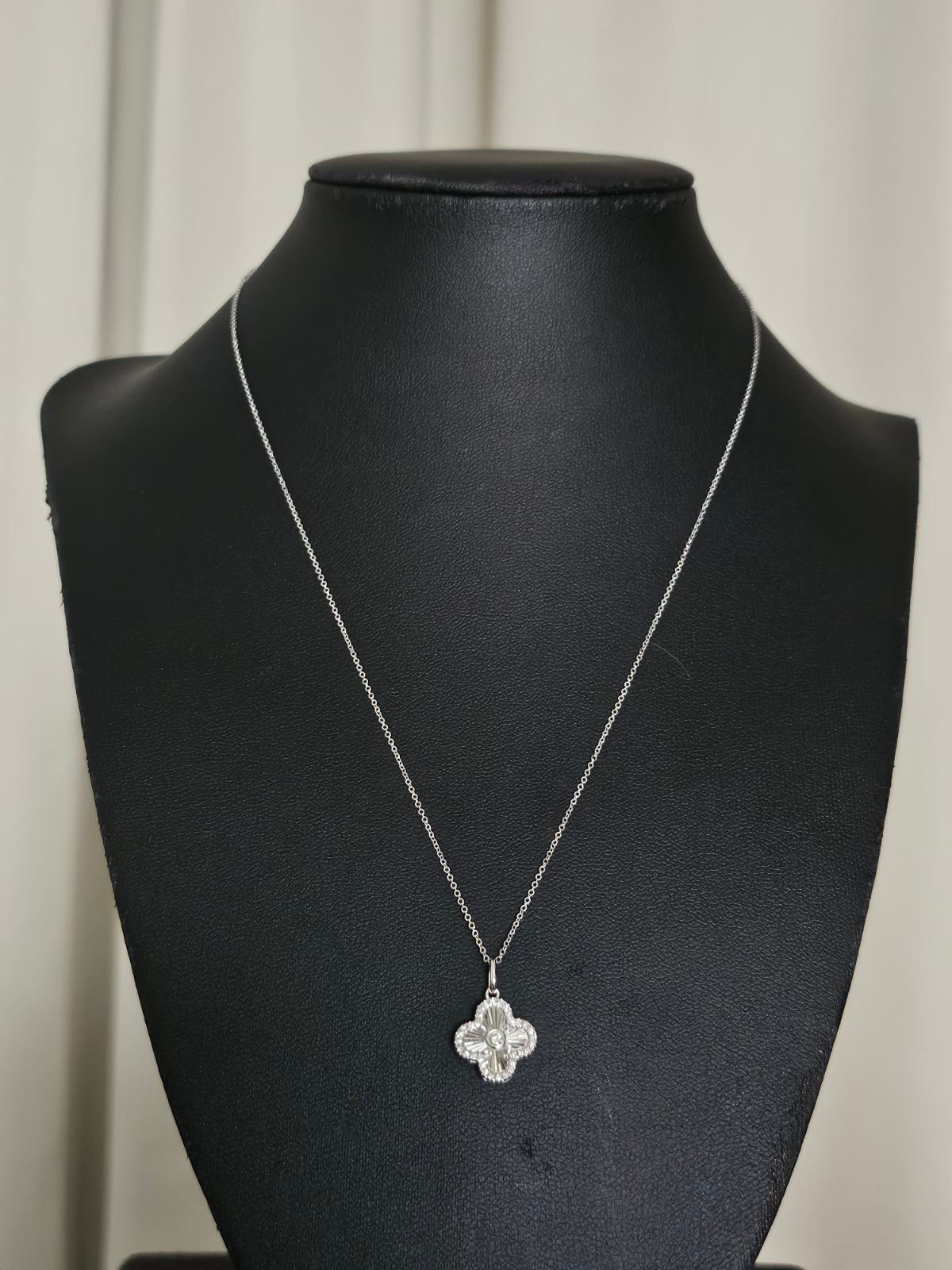 0.803 ct natural diamond VVS-VS-GH 14K WG 1.59g