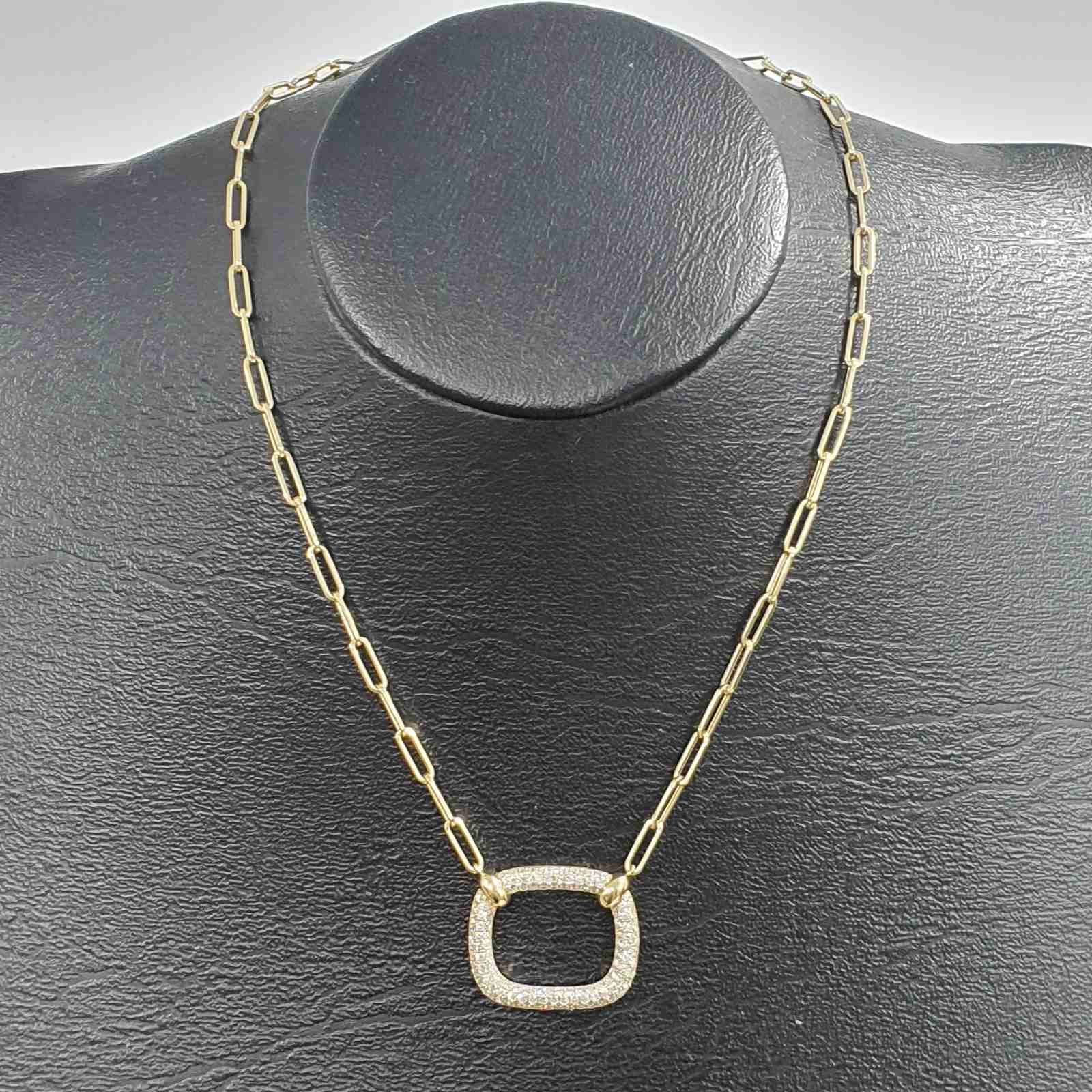 Accent Paperclip Necklace