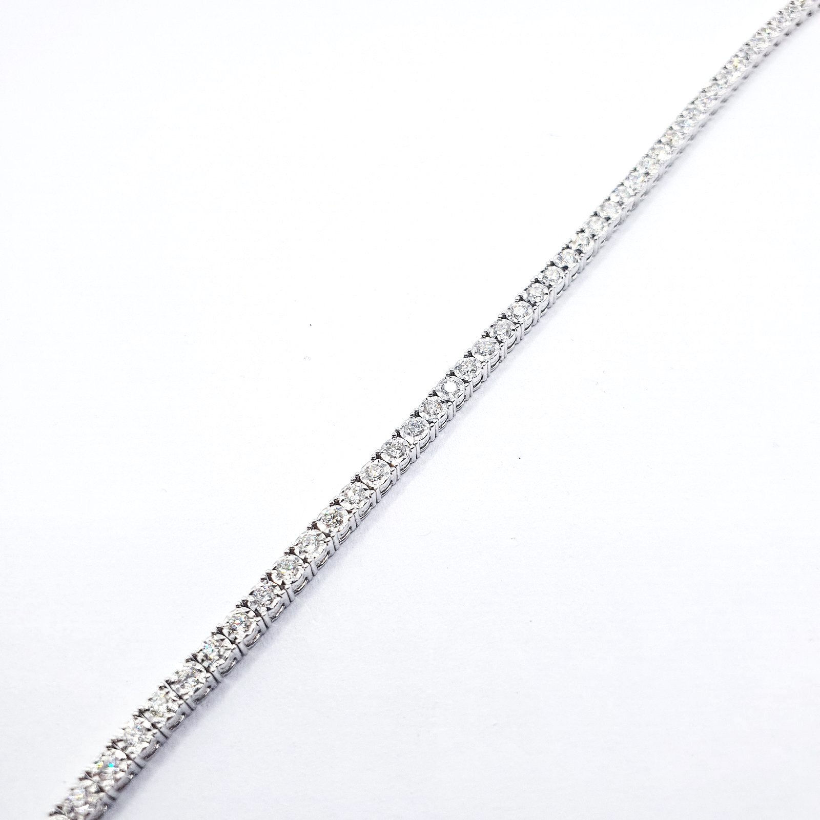 1.57 ct Box Type Tennis Bracelet