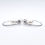 Thumbnail: Pearl Dangle Hoop Earrings