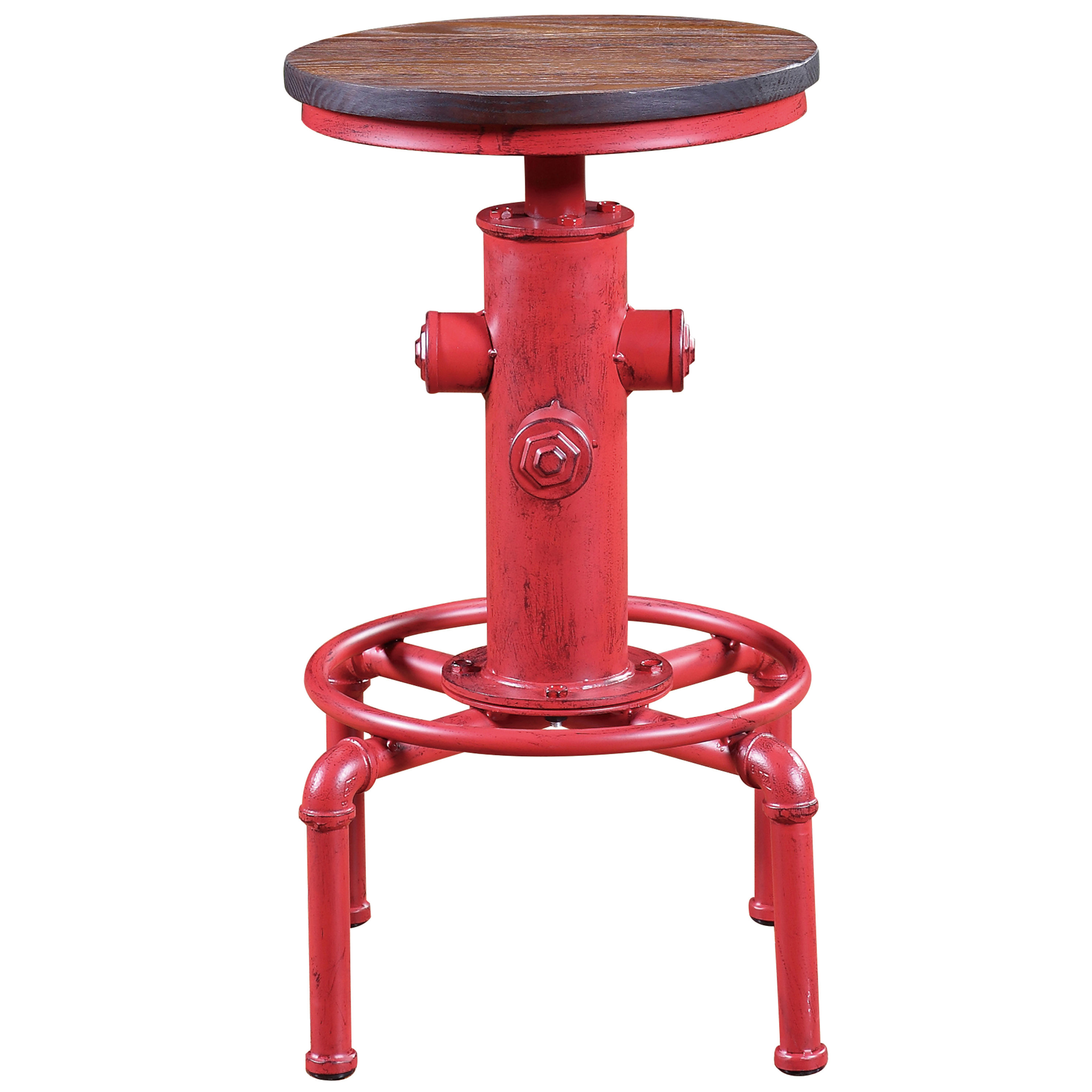 Bar Stool – HYDRANT RED