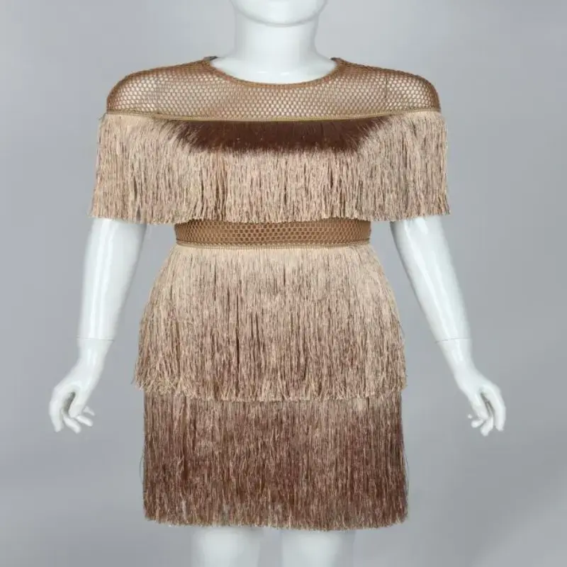 Miniature : Robe Fringe Vintage