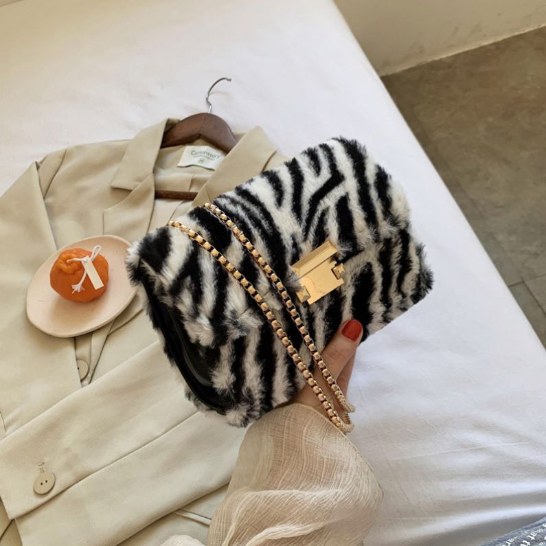 Miniature : Sac fashion en Velvet Zébré