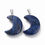Thumbnail: Lapis Lazuli Crescent Moon Necklace