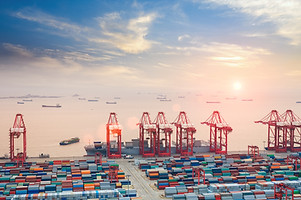 Moderne Container Terminal