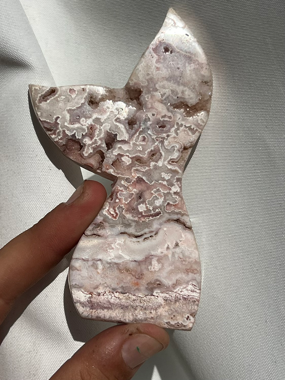 Thumbnail: Crazy Lace Agate Mermaid Tail (1)