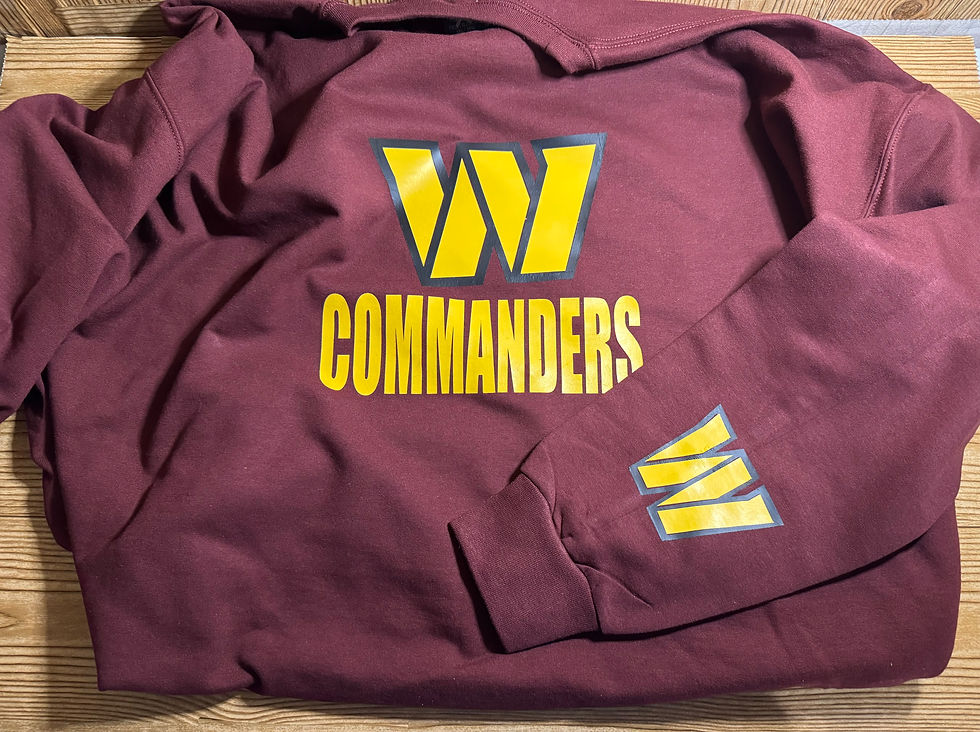 Thumbnail: Burgundy Washington Commanders Sweatshirt