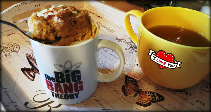 Mi receta de Mug cake de manzana y avena.