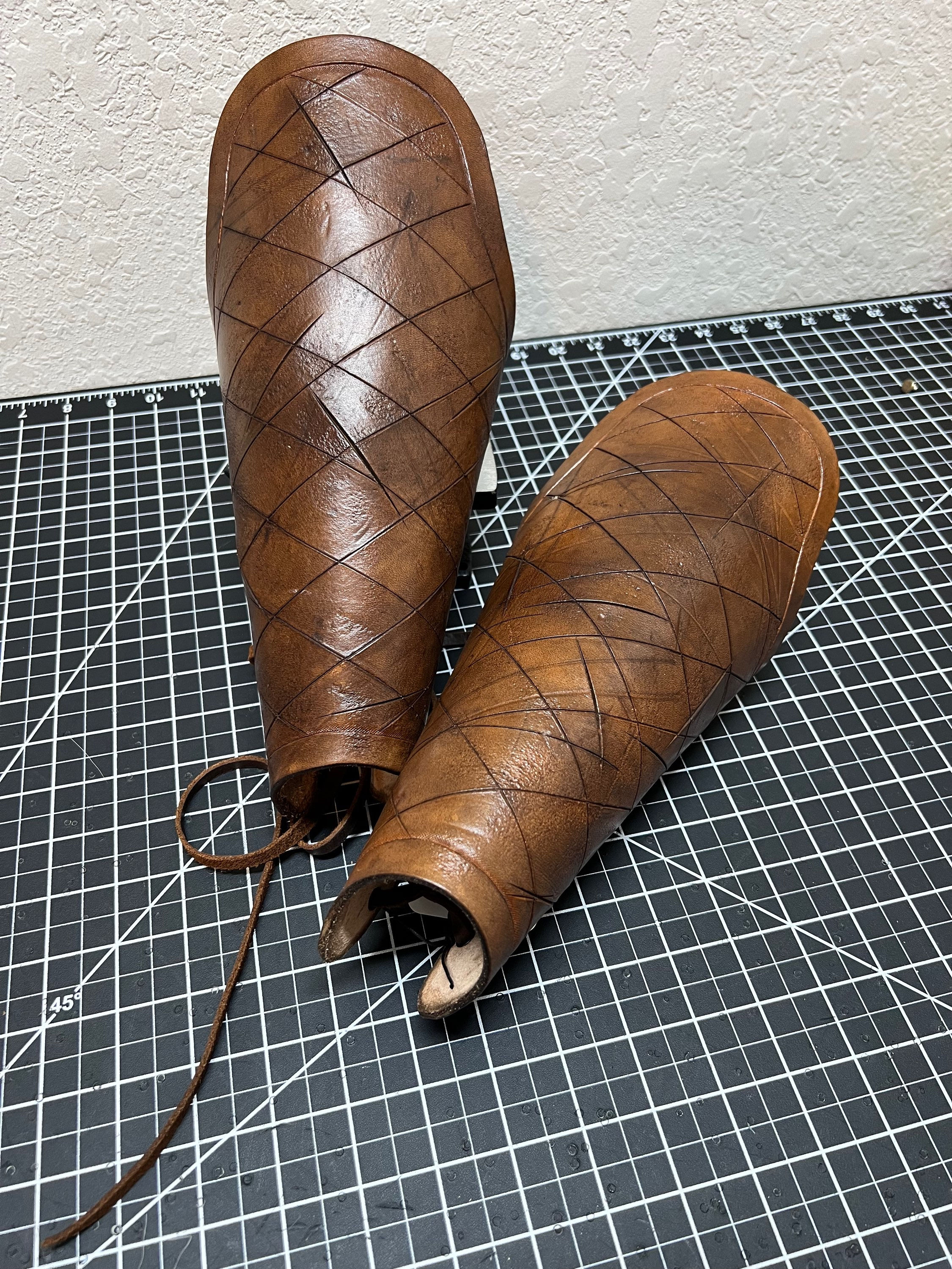 Battle damage bracers