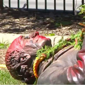 Hamilton police charge man after John A. Macdonald statue toppled