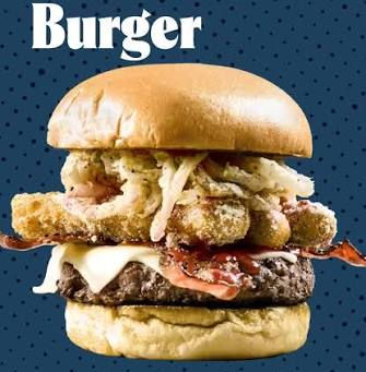 Tush Push Burger from Miller's Ale House