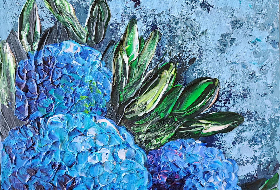 Blue Hydrangeas