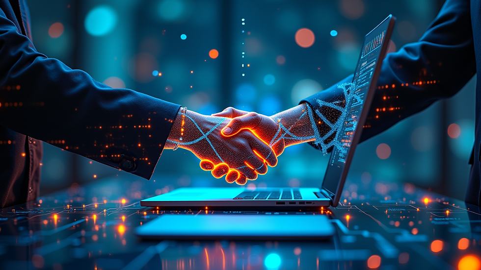 Plano cenital de una mesa con laptop y gráficos de análisis