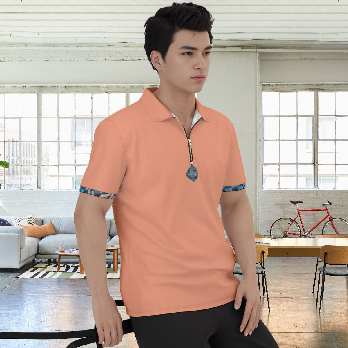 CaJuaneDaione Polo w/ Zipper