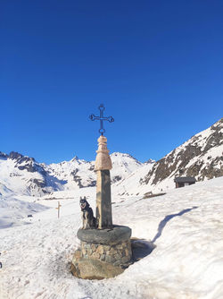 Au col de la croix de fer après 2h de montée