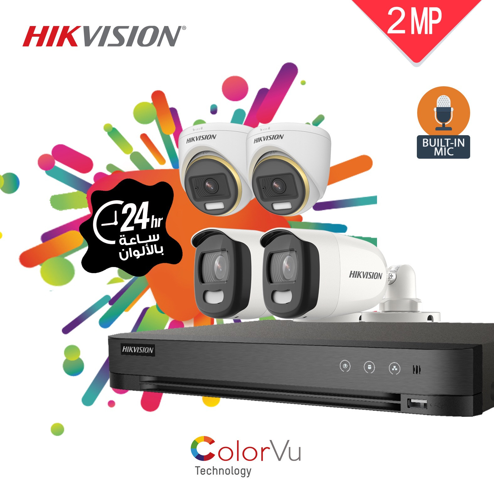 Colour vu audio camera package