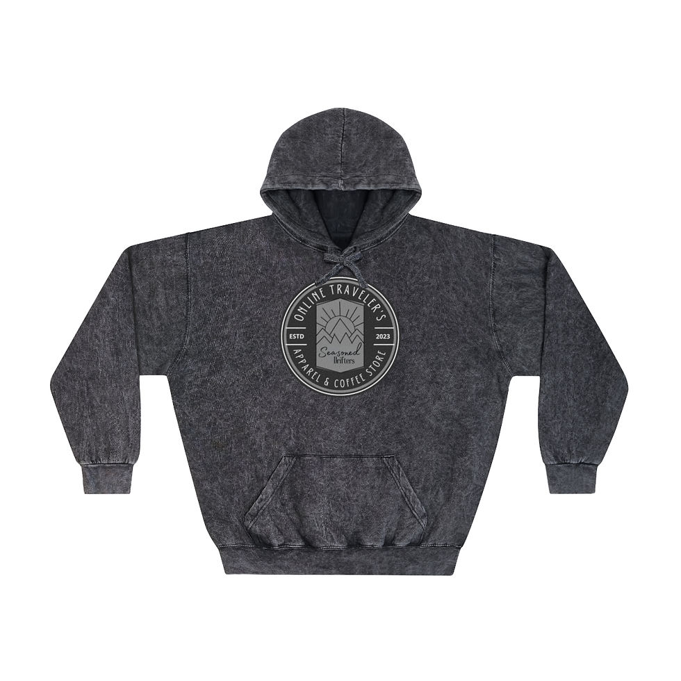 Seasoned Drifters Unisex Mineral Wash Hoodie