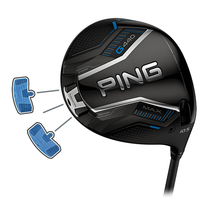 Miniatura: Driver Ping G440 Max Ventus TR Black 5 RH