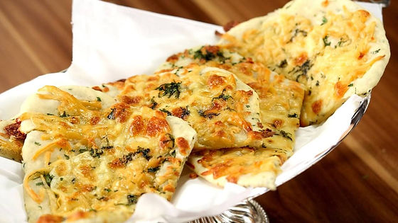 Chili And Cheese Garlic Naan