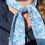 Thumbnail: Blue Floral Neck Tie
