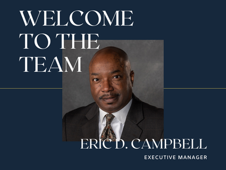 Welcome Eric D. Campbell