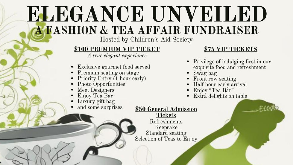 Children's Aid Society Elegance Unveiled