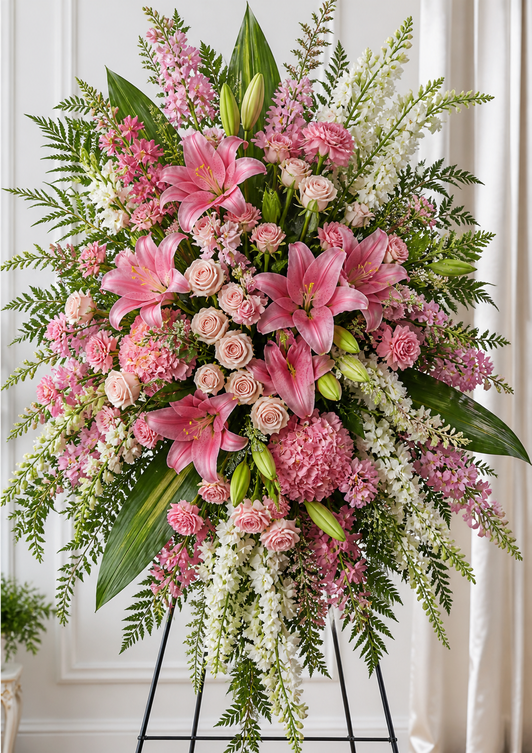 Lily Premium Standing Spray