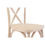 Thumbnail: White Washed Cross Back Chair