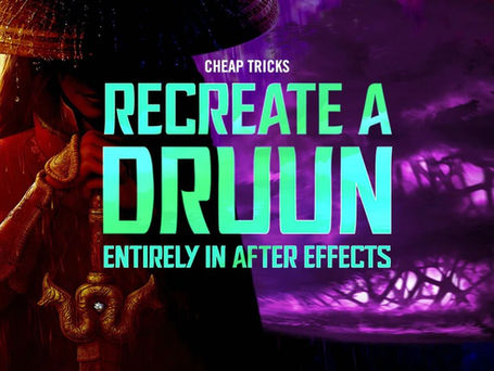 새로운 간단한 트릭! '라야와 라스트 드래곤'의 Druun 재현