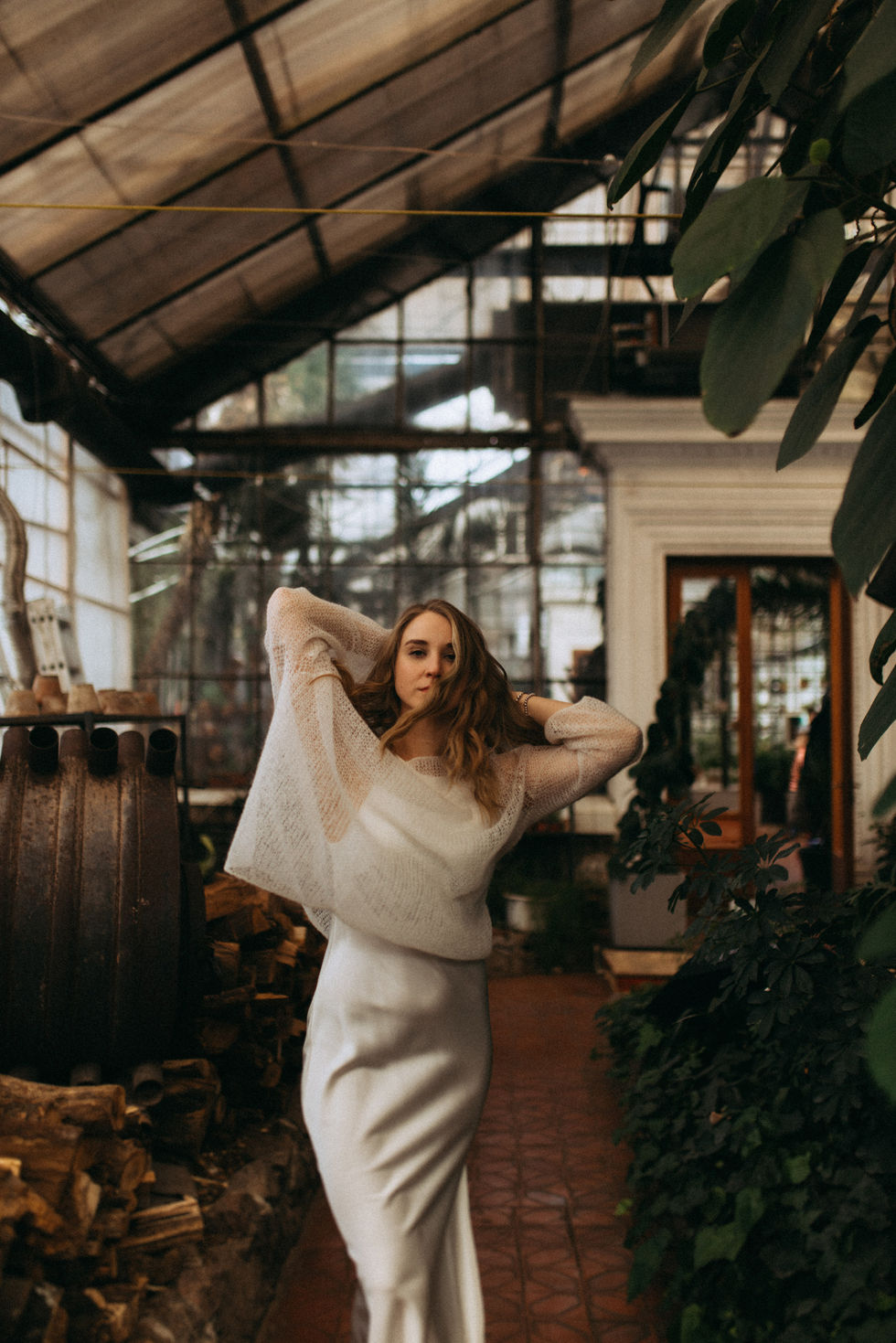 індивідуальна фотосессія Київ, фотограф Киів, оранжерея, woman photosession