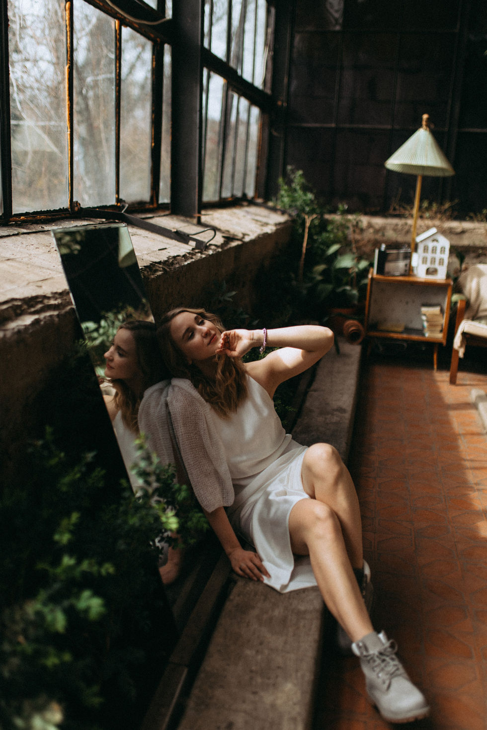індивідуальна фотосессія Київ, фотограф Киів, оранжерея, woman photosession
