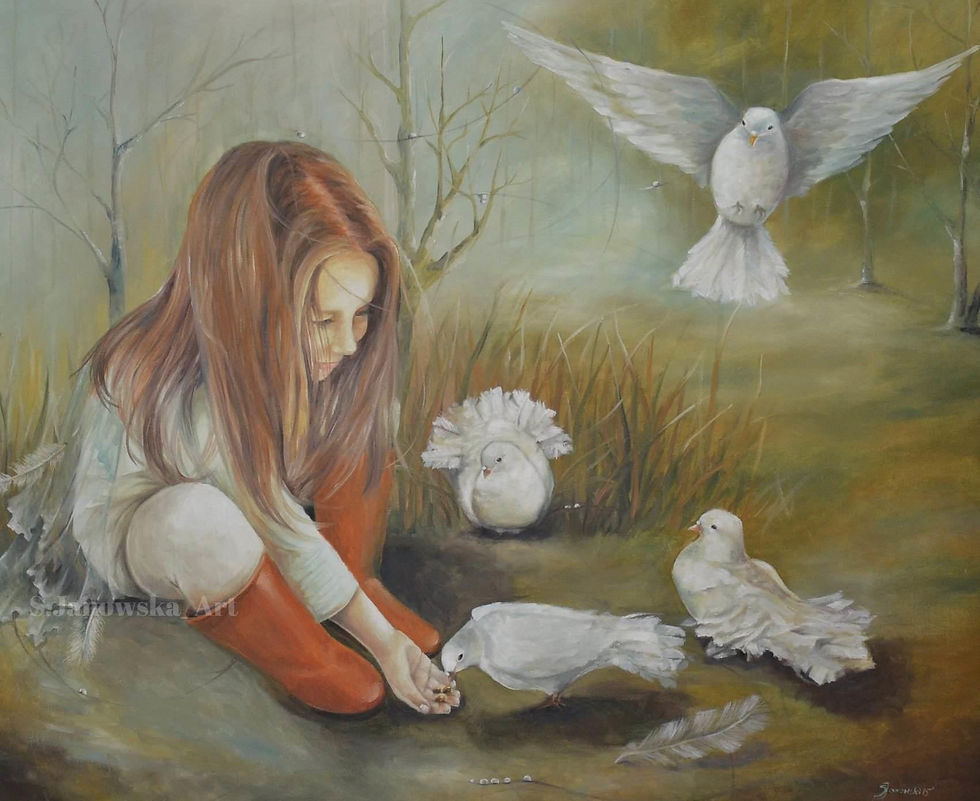 The_girl_with_pigeons_Sylwia_Janowska