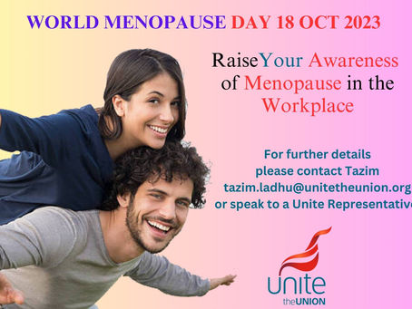 World Menopause Day 18th Oct 2023