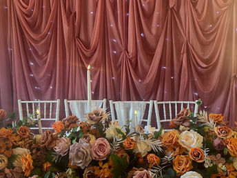 Backdrop draping