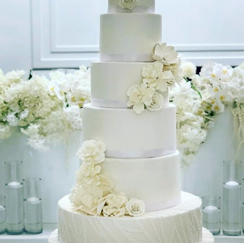 Tall elegant cake