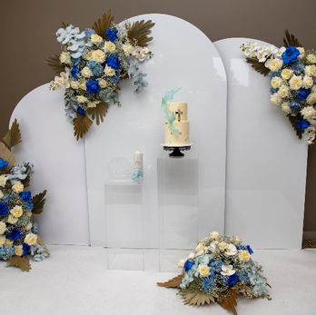 christening backdrop