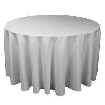grey tablecloth